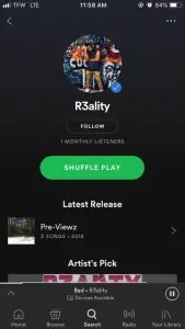 Reality — hip-hop artist profile photo