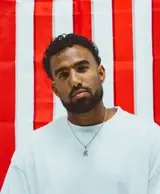Futuristic profile photo